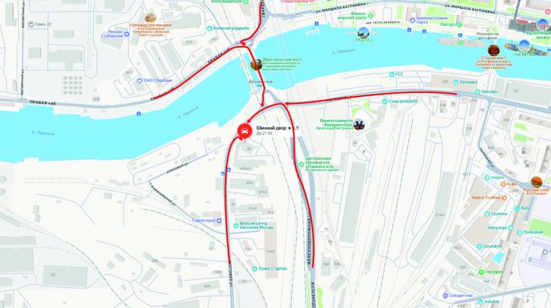 Проезд в ТСТ Шинный Двор на Портовой 45 открыт!