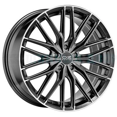5*114.3 19" Et35 8.5J OZ Gran Turismo HLT 75 Star Graphite Diamond Lip