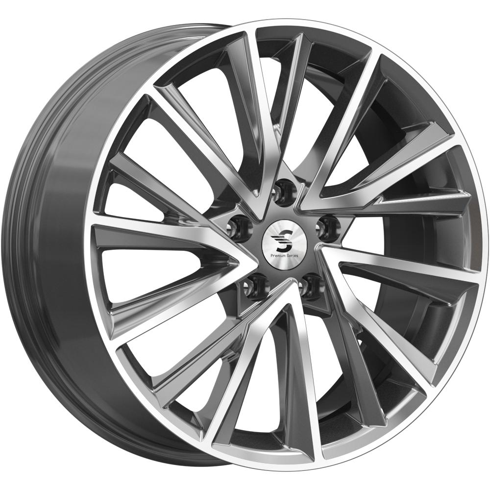 5*112 18" Et40 7.5J КиК КР010 57.1 Diamond Gloss Graphite