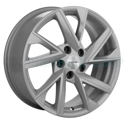 5*110 17" Et46 7J Khomen Wheels KHW1714 (Changan CS35 Plus) 63.3 F-Silver