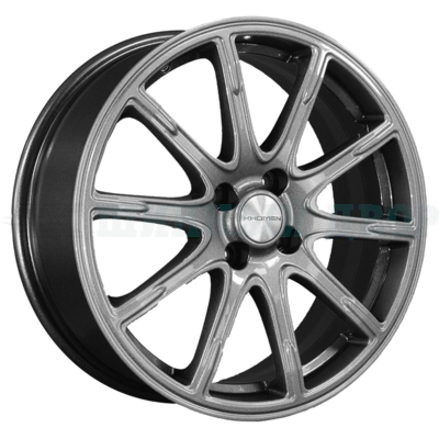 4*100 17" Et43 6.5J Khomen Wheels KHW1707 (Lada Vesta Cross) 60.1 G-Silver