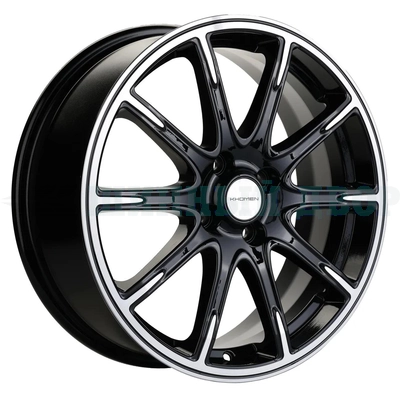 4*100 17" Et43 6.5J Khomen Wheels KHW1707 (Lada Vesta Cross) 60.1 Black-FP