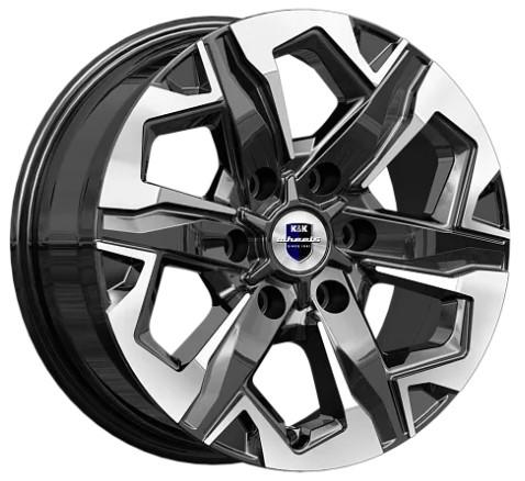 6*114 17" et30 7.5"J K&K Тейт (КС1050) алмаз черный 66.1