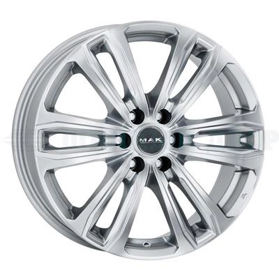 6*114.3 17" Et45 7.5J MAK Safari 6 66.1 Silver