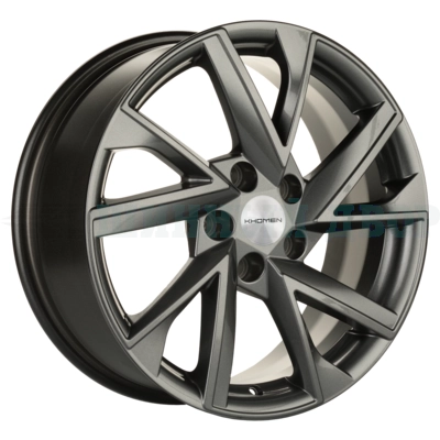 5*110 17" Et46 7J Khomen Wheels KHW1714 (Changan CS35 Plus) 63.3 Gray