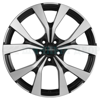 5*114.3 19" Et51 7J Khomen Wheels KHW1906 (Kia Sportage) 67.1 Black-FP
