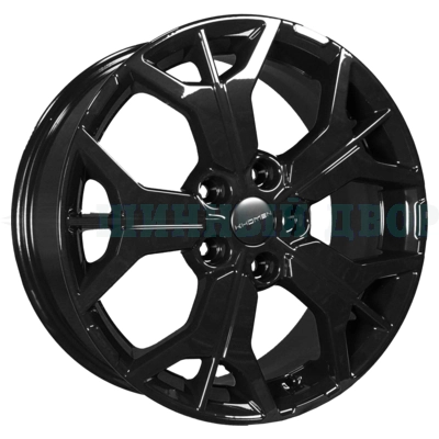 5*110 17" Et46 7J Khomen Wheels KHW1715 (Changan CS35/CS35 Pro) 63.3 Black