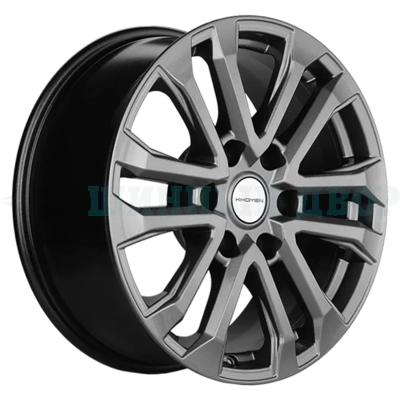 6*139.7 18" Et25 7.5J Khomen Wheels KHW1805 (LC Prado) 106.1 Gray