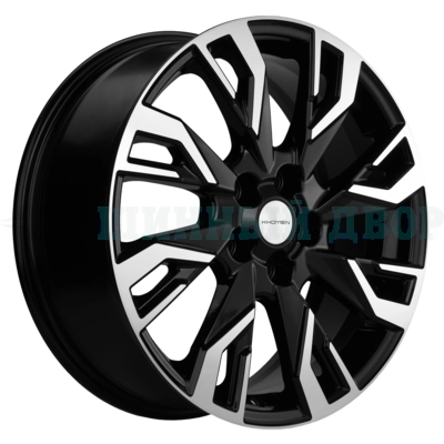 5*112 18" Et43 7J Khomen Wheels KHW1809 (Kodiaq/Tiguan) 57.1 Black-FP