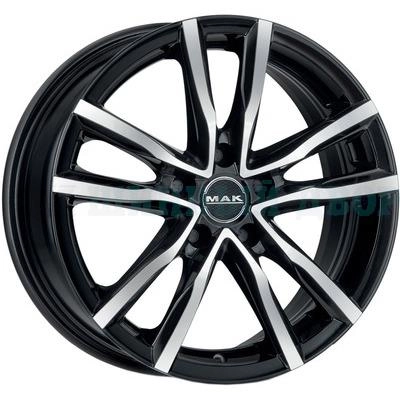 5*114.3 17" Et50 8J MAK Milano 76 Black mirror