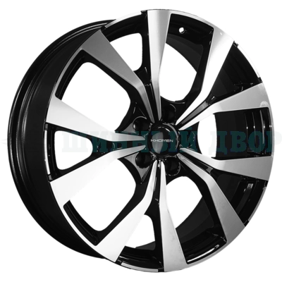 5*108 19" Et36 7J Khomen Wheels KHW1906 (Exeed VX/TXL/LX) 65.1 Black-FP