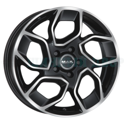 5*120 16" Et50 6.5J MAK Express 65.1 Black mirror