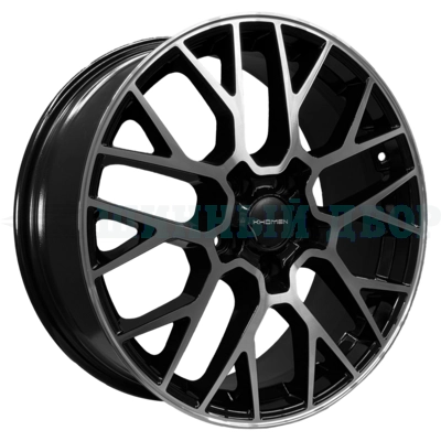5*112 18" Et45 7J Khomen Wheels KHW1818 (Karoq) 57.1 Black-FP