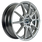 4*100 17" Et43 6.5J INCH FA8537 60.1 Gloss Black Machined Face