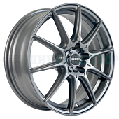 4*100 17" Et43 6.5J INCH FA8537 60.1 Gloss Black Machined Face