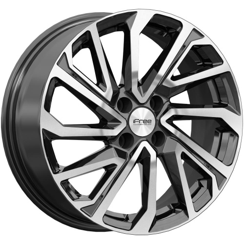 4*100 16" Et37 6.5J iFree КС1172 60.1 алмаз чёрный